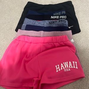 shorts-nike pros-spandex-addidas-shein